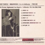 Inglewood 68: Live in California (digipack Sonic Zoom)