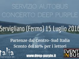 Autobus Servigliano Concerto Deep Purple