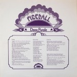 Deep Purple Fireball vinile testi