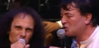 Ronnie James Dio e Ian Gillan alla Royal Albert Hall, settembre 1999