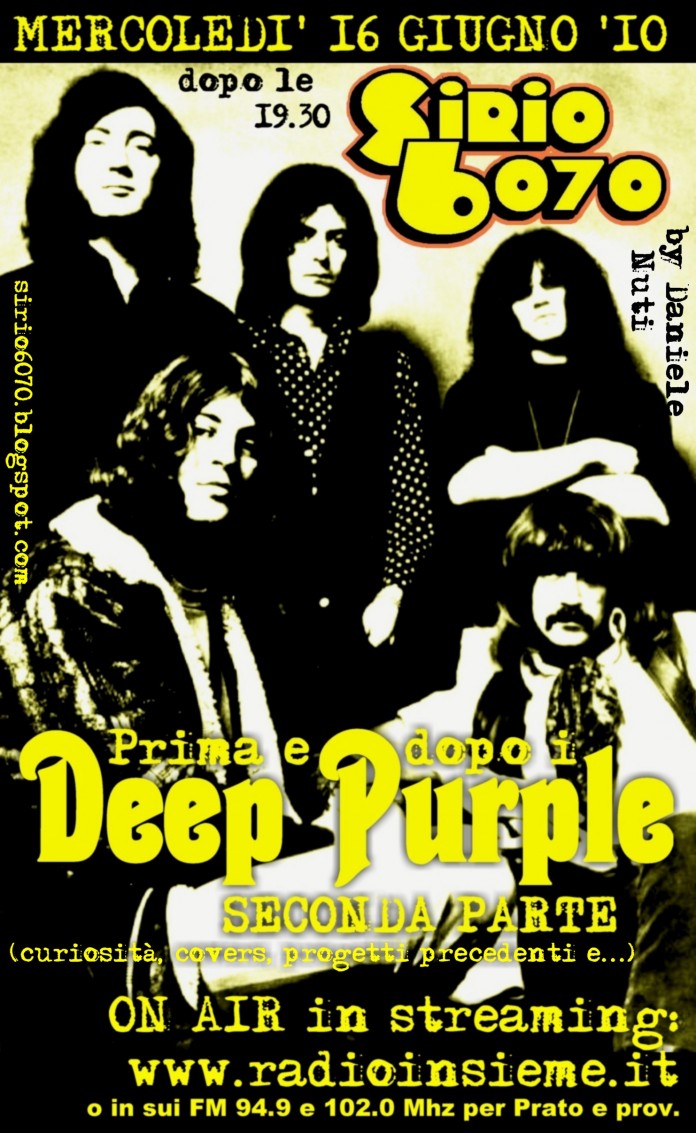 Speciale Deep Purple Sirio 6070 Radio Insieme parte 2