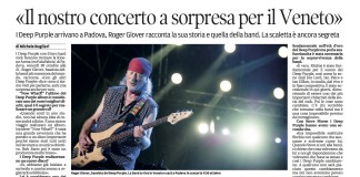 Roger Glover intervista Mattino di Padova 25 10 15