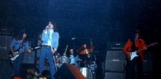 Deep Purple a Genova, 1973. Foto di Paolo Sburlati