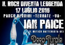 Locandina concerto Ian Paice Ternate 2016