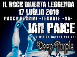 Locandina concerto Ian Paice Ternate 2016