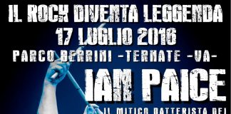 Locandina concerto Ian Paice Ternate 2016