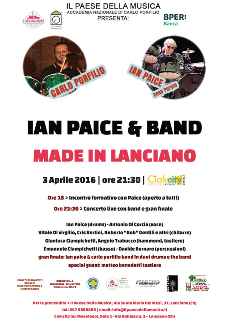 Ian Paice Lanciano